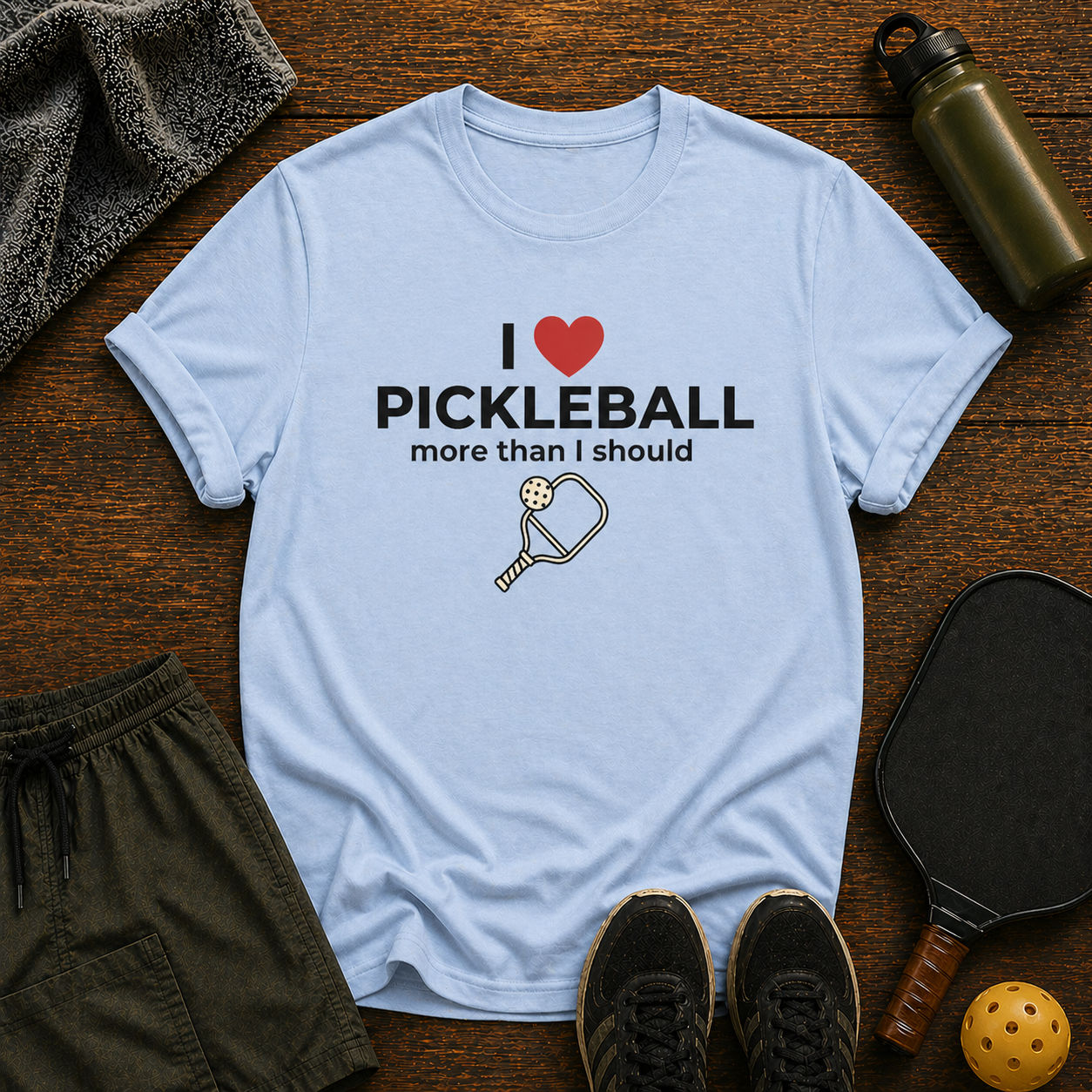 I Love Pickleball T-Shirt