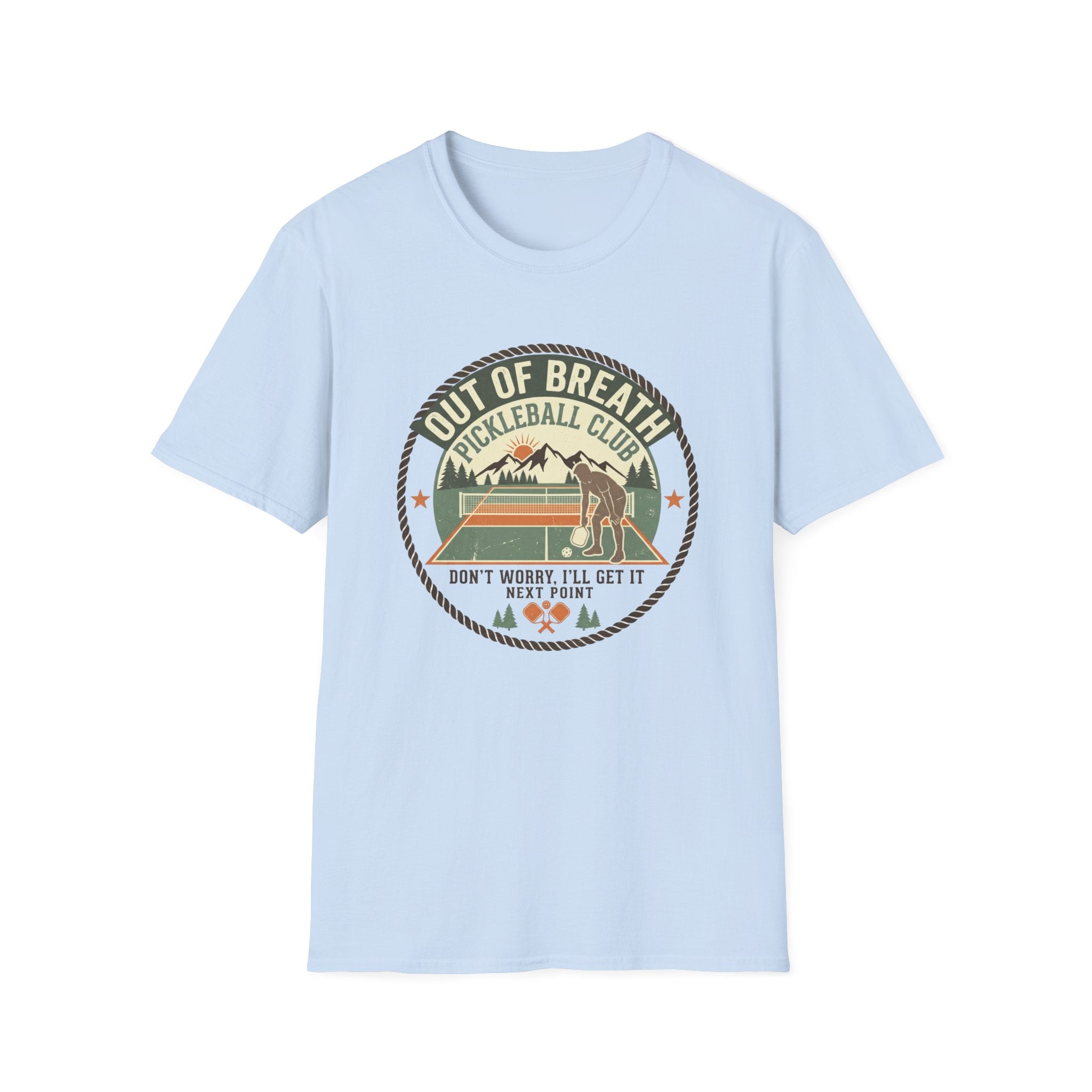 Out Of Breath Pickleball Club T-Shirt