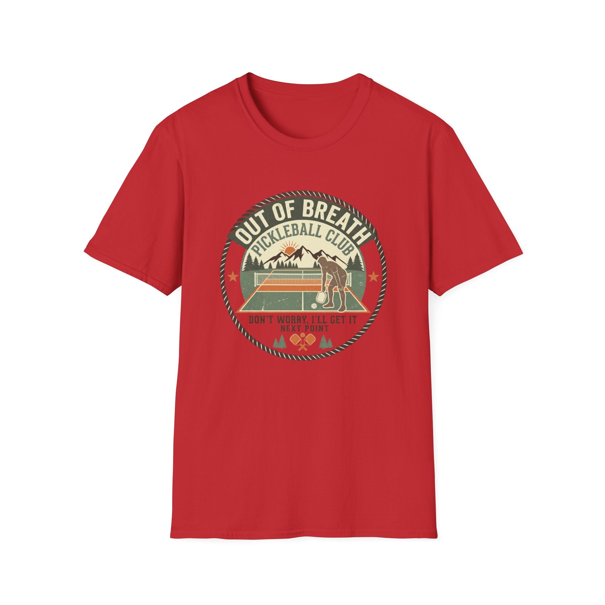 Out Of Breath Pickleball Club T-Shirt
