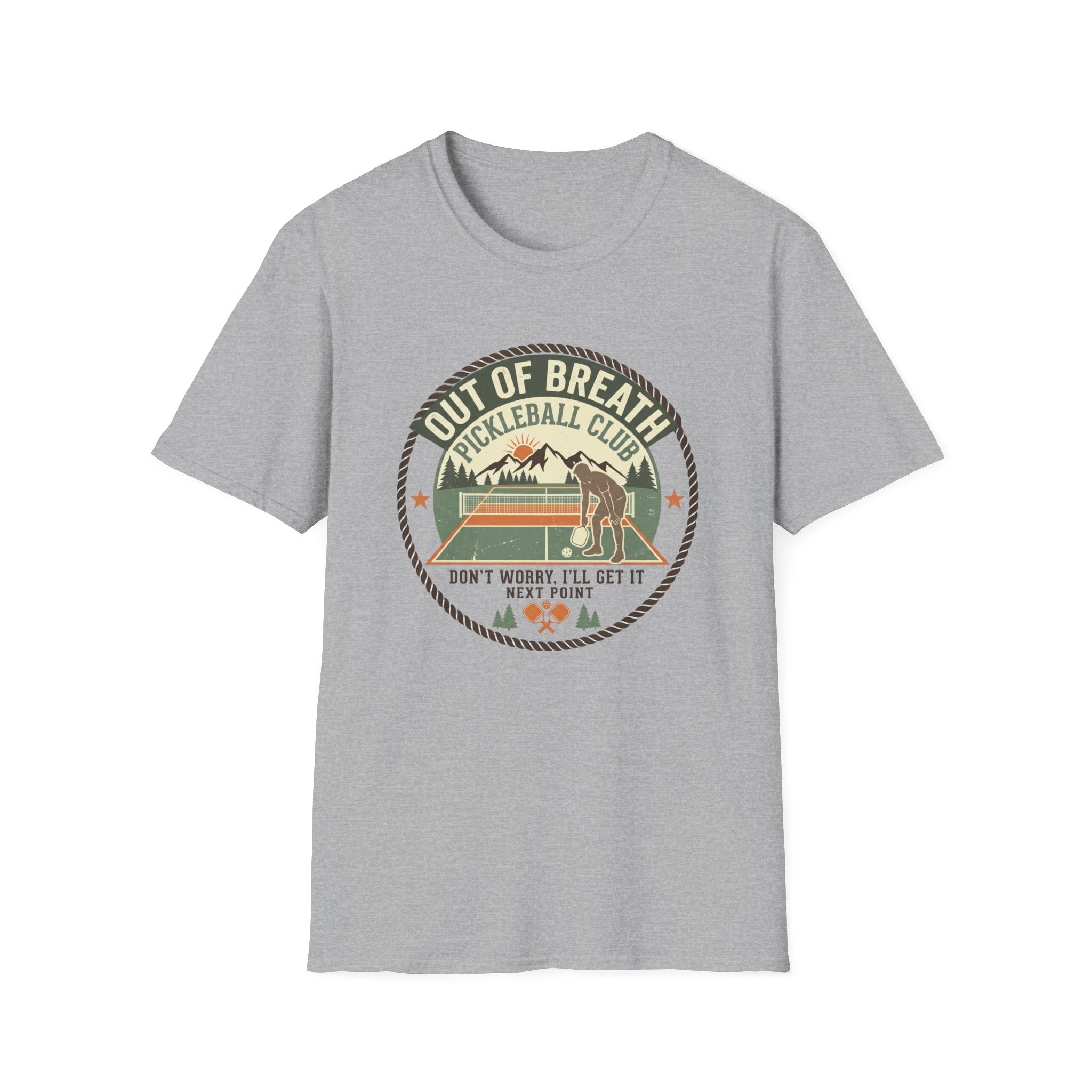 Out Of Breath Pickleball Club T-Shirt