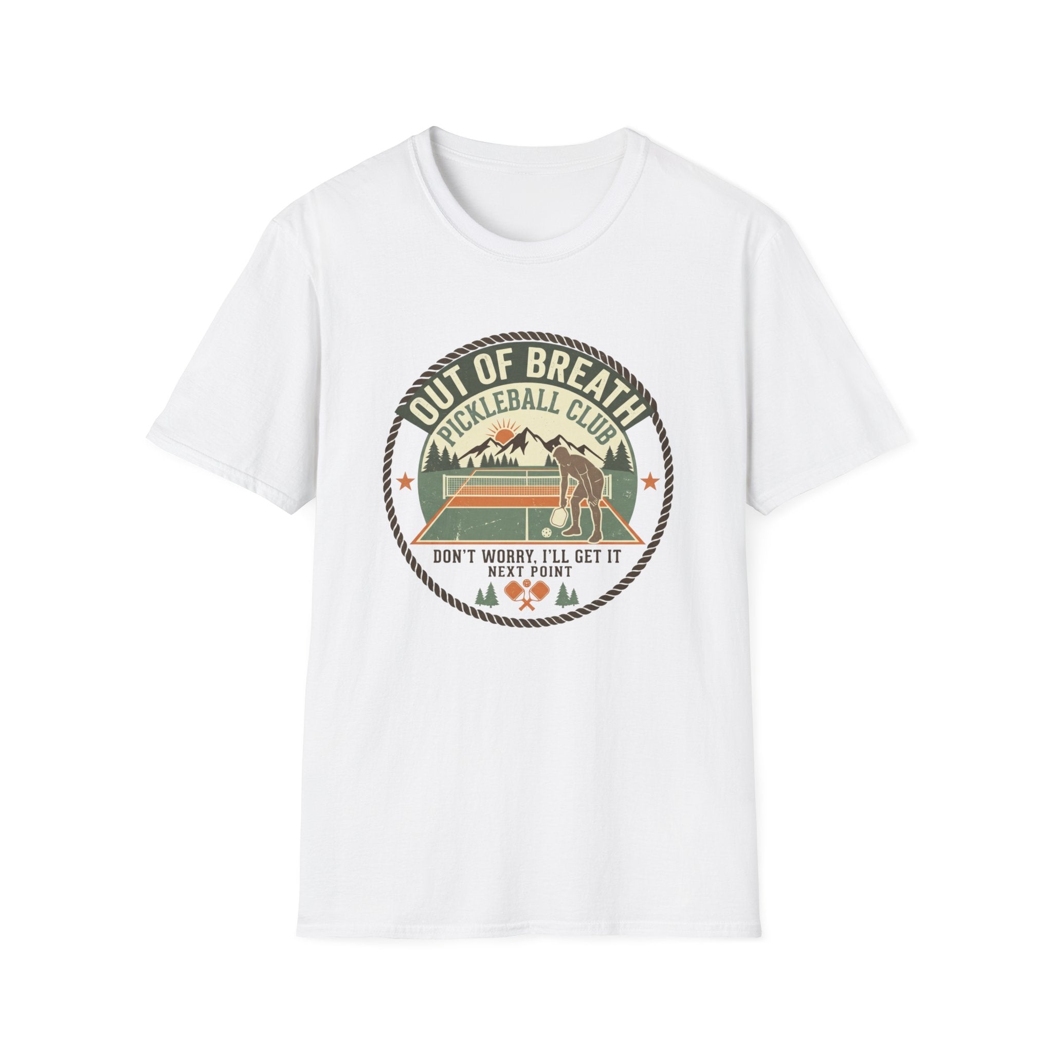 Out Of Breath Pickleball Club T-Shirt